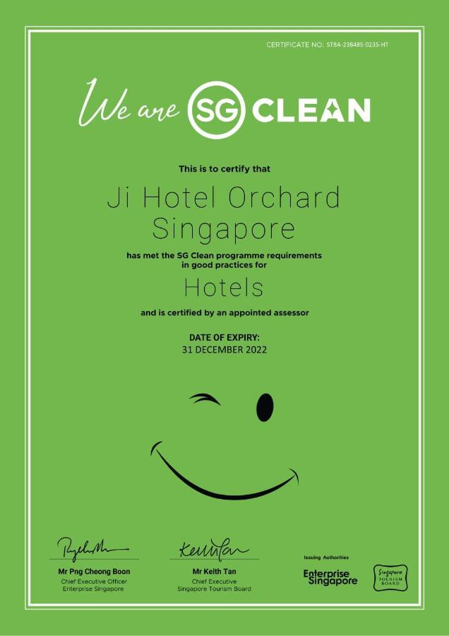 Ji Hotel Orchard Singapur Zewnętrze zdjęcie